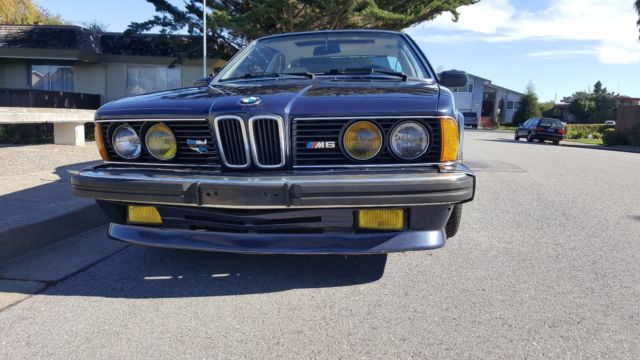 1987 BMW M6 2 owner car 1987 BMW M6
