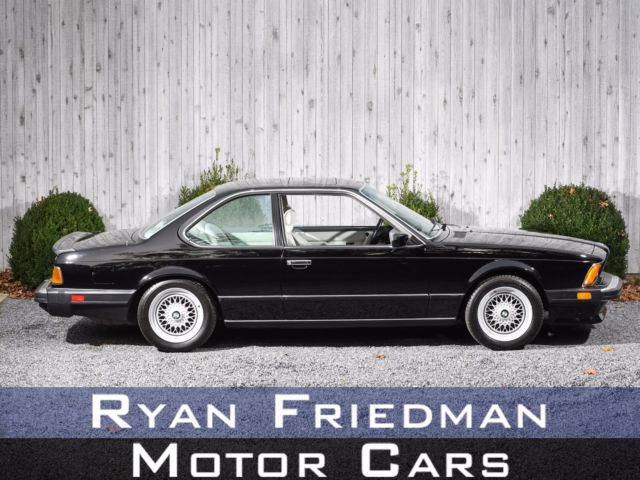 1987 BMW M6 67,123 Miles BLACK Coupe I6 3.5L M 1987 BMW M6 --