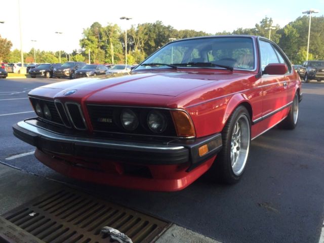 1987 BMW M6 e24 1987 BMW M6 m6