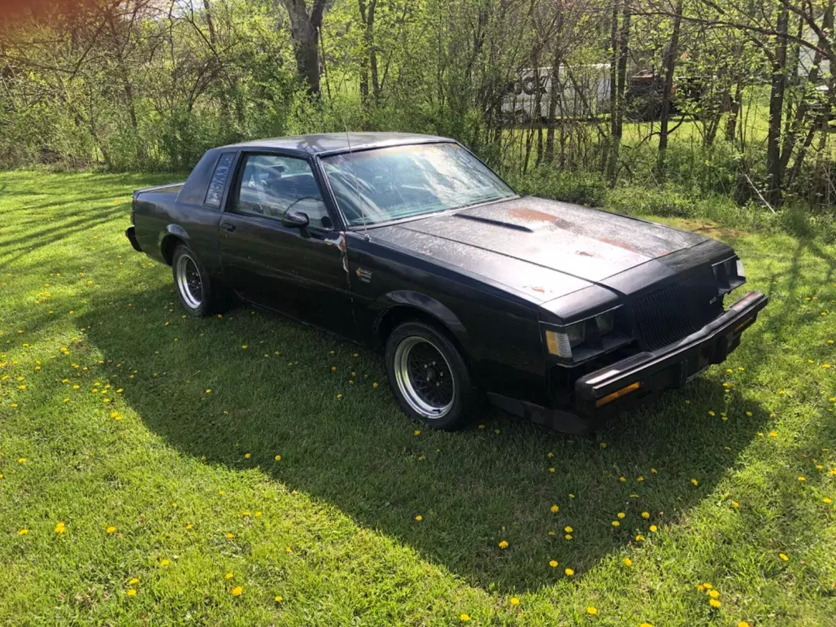 1987 BUICK GRAND NATIONAL HARD TOP INTERCOOLED TURBOCHARGED HARD TOP BARN FIND 1987 Buick Grand National