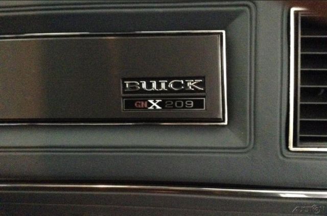 1987 Buick Grand National Turbo GNX #209 - photo 9