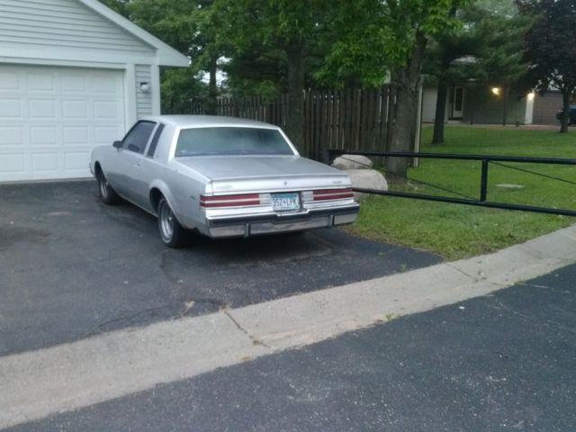 1987 Buick regal 2Dr silver Complete! HTF! 1987 Buick Regal