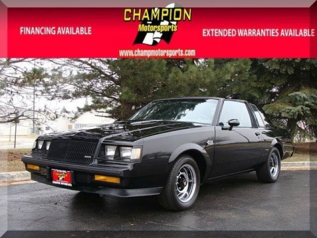1987 Buick Regal Grand National 2dr Coupe 82726 Miles Black Coupe 3.8L A 1987 Buick Regal Grand National 2dr Coupe