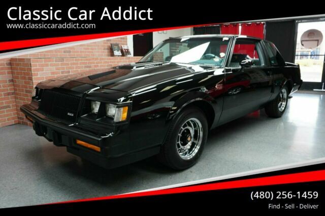 1987 Buick Regal Grand National Turbo 2dr Coupe 29 Miles Black Coupe 3.8L V6 Tur 1987 Buick Regal Grand National Turbo 2dr Coupe