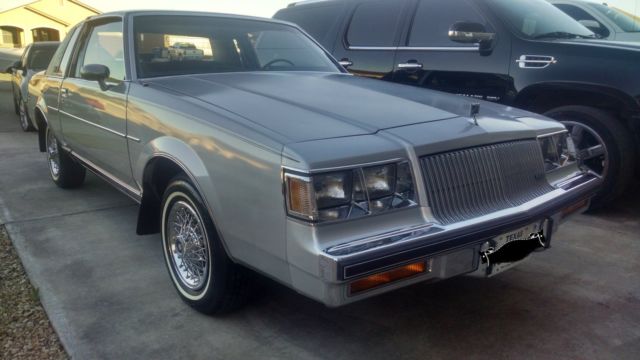 1987 Buick Regal Limited Edition silver 1987 Buick Regal