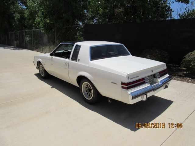 1987 Buick Regal White Grand National T-Type T-Top Turbo - photo 2