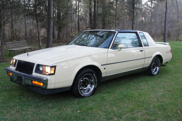 1987 BUICK REGAL TURBO T (WO2) GRAND NATIONAL T TYPE 1987 Buick Regal REGAL GRAND NATIONAL TURBO T T TYPE
