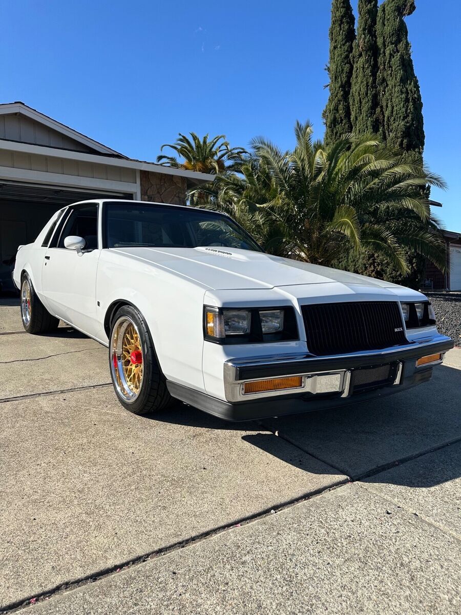 1987 Buick Regal White RWD Automatic Turbo T 1987 Buick Regal Turbo T