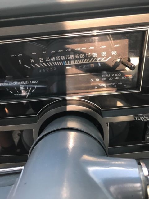 1987 Buick Grand National Regal turbo T WE4 - photo 11