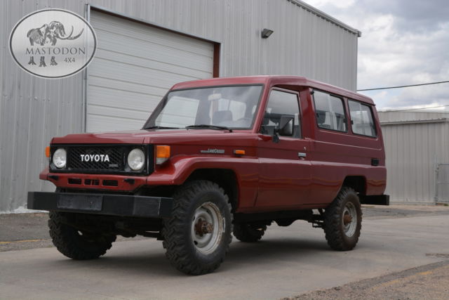 1987 Burgundy Land Cruiser BJ75 Troopy Troopie 1987 Toyota Land Cruiser Land Cruiser