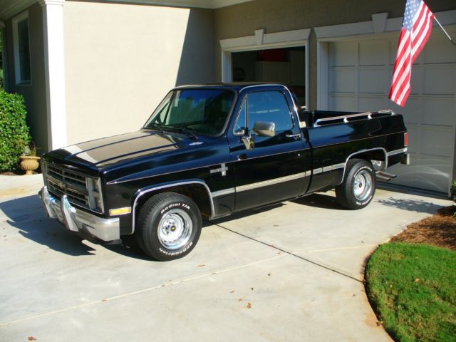 1987 C10 R10 Silverado Shortbed Black SWB 5.7 350 700R4 Was a ONE OWNER Fuel Inj 1987 Chevrolet Other Pickups R10