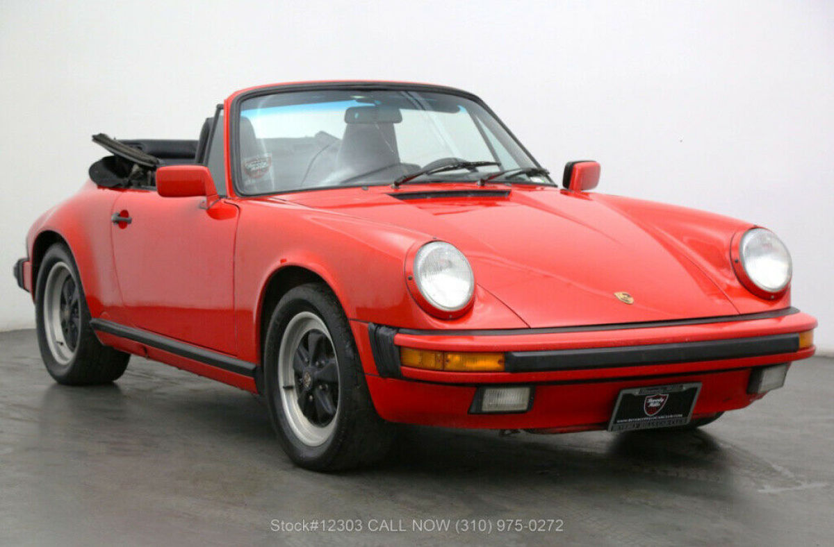 1987 Cabriolet Used Manual 1987 Porsche Carrera Cabriolet