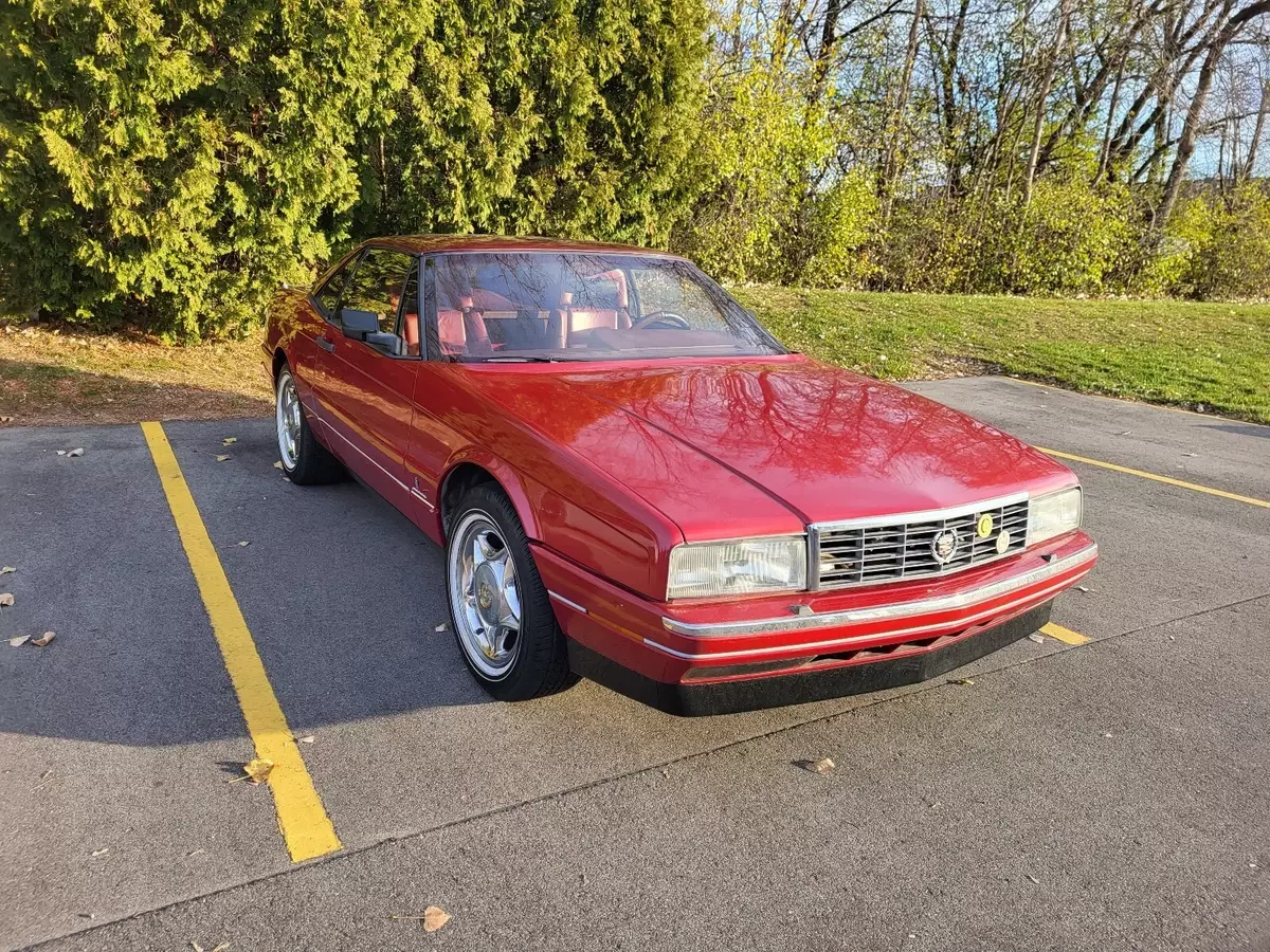 1987 Cadillac Allante Convertible Red 1987 Cadillac Allante