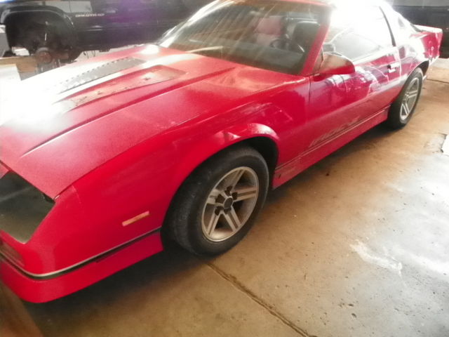 1987 Camaro Z28 and two Plymouths 1987 Chevrolet Camaro Z28