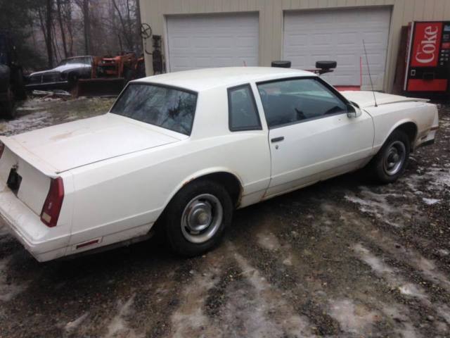 1987 Chevorlet Monte Carlo SS 305 auto buckets posi good project car driver toy 1987 Chevrolet Monte Carlo SS