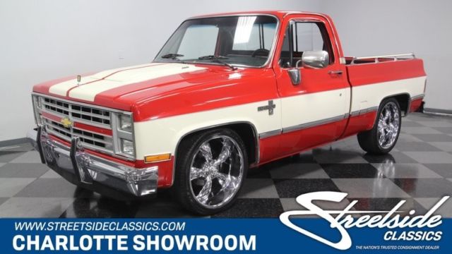 1987 Chevrolet C10 Silverado Pickup Truck 305 V8 4 Speed Automatic Classic Vinta 1987 Chevrolet C-10 Silverado