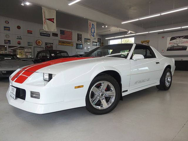 1987 CHEVROLET CAMARO 254 Miles White Orange Stripes Auto Runs & Sounds Strong 1987 Chevrolet Camaro