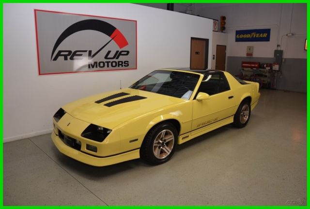 1987 Chevrolet Camaro IROC Z 15K Mile SURVIVOR Rare Yellow 1987 Chevrolet Camaro Z28