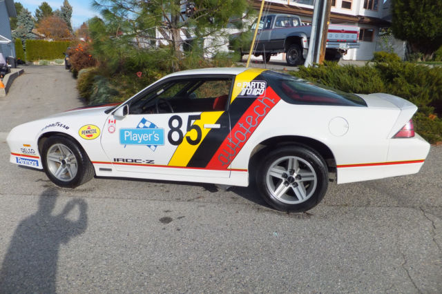 1987 Chevrolet Camaro z28 A4U PLAYERS RACE CAR - photo 4