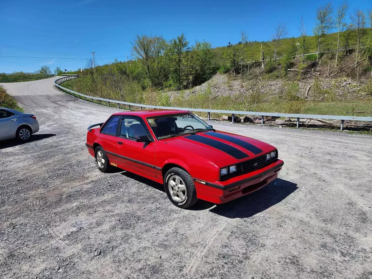 1987 Chevrolet Cavalier Coupe Red Z24 1987 Chevrolet Cavalier Z24