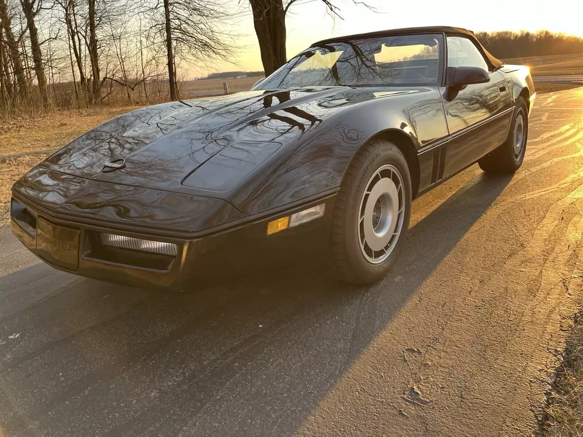 1987 Chevrolet Corvette Black 1987 Chevrolet Corvette