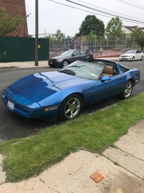 1987 Chevrolet Corvette C4 (with removable top) “Laguna Blue†1987 Chevrolet Corvette