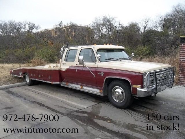 1987 Chevrolet Crew Cab Car Hauler Beige over Burgandy 1987 Chevrolet Other Pickups N/A