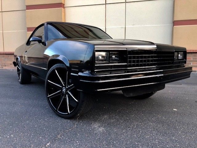 1987 CHEVROLET EL CAMINO ( CUSTOM BLACK PANTHER ) CONQUISTA V8 355 350 TRANS 1987 Chevrolet El Camino