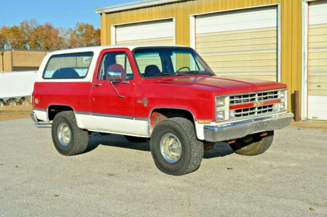 1987 Chevrolet K5 Convertible Blazer Low Mile Survivor 1987 Chevrolet K5 Blazer K5 Blazer