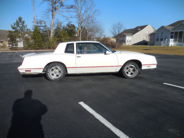 1987 Chevrolet Monte Carlo SS 4 Speed 1987 Chevrolet Monte Carlo Super Sport 4 Speed