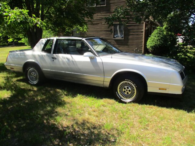 1987 chevrolet monte carlo ss 44,000 miles t top silver exterior gray interior 1987 Chevrolet Monte Carlo ss