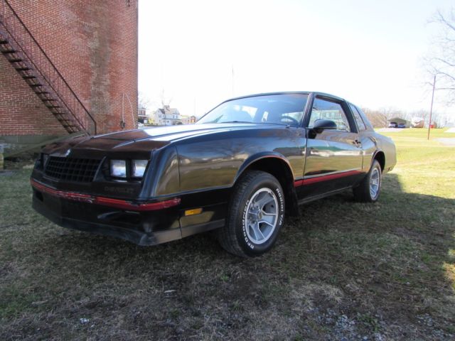 1987 Chevrolet Monte Carlo SS * V8 * No Reserve * T Top * Non Aero Coupe 1987 Chevrolet Monte Carlo SS