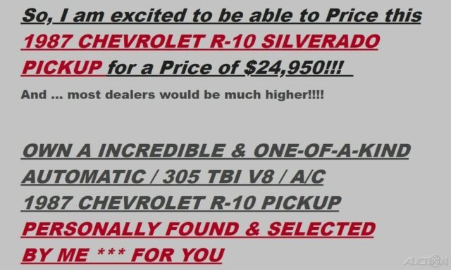 1987 Chevrolet Silverado 1500 Silverado Resto-Mod / New Leather Interior - photo 6