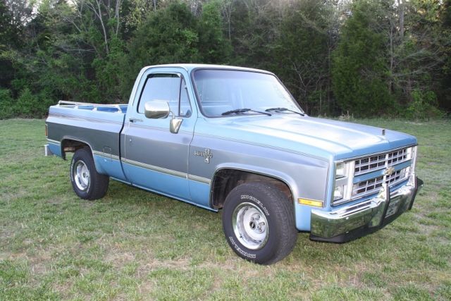 1987 Chevrolet Silverado SWB All Original Survivor C10 1987 Chevrolet C-10