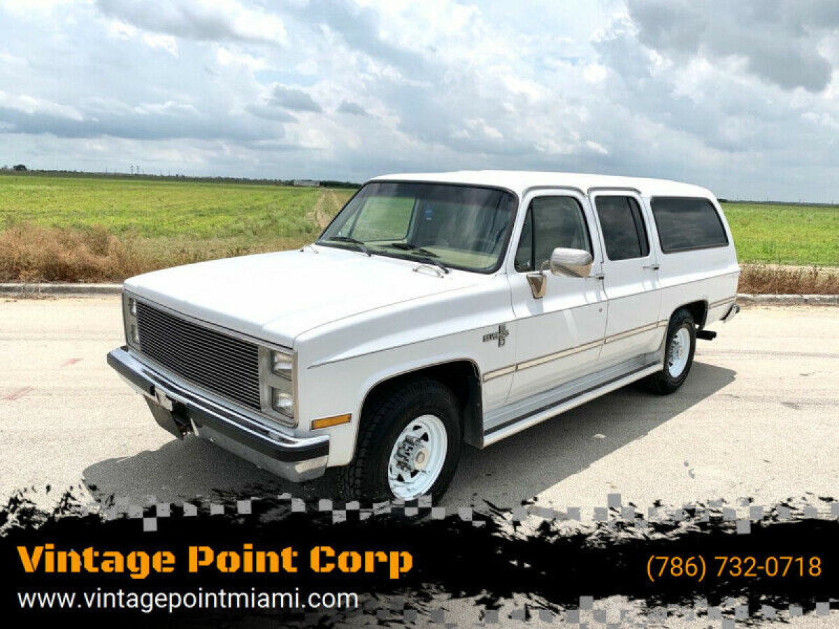 1987 Chevrolet Suburban R20 V8 454!LOW MILES!60+PHOTOS 1987 Chevrolet Suburban R20 4dr SUV