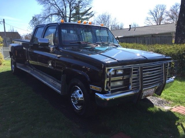 1987 Chevy C3500 Crew Cab Dually 1987 Chevrolet C/K Pickup 3500 Silverado Southern Coack Package