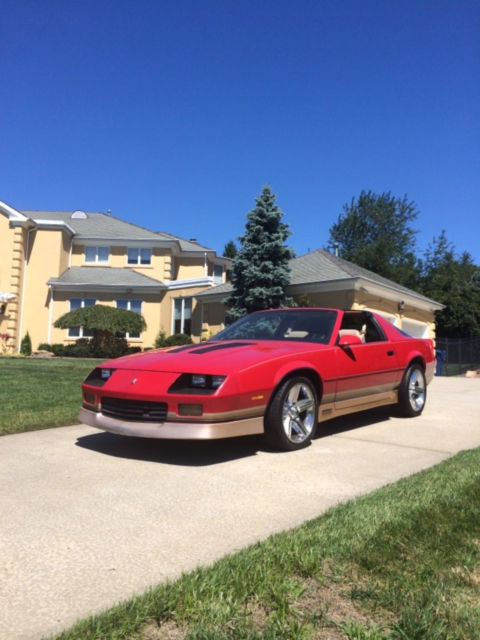 1987 Chevy Camaro Z28 Coupe T Tops Auto Superior Condition RARE VIN - Red Gold 1987 Chevrolet Camaro z28