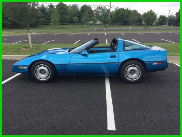 1987 Chevy Corvette, Rare Nassau Blue! 82k, Auto, lots of work done, targa top! 1987 Chevrolet Corvette