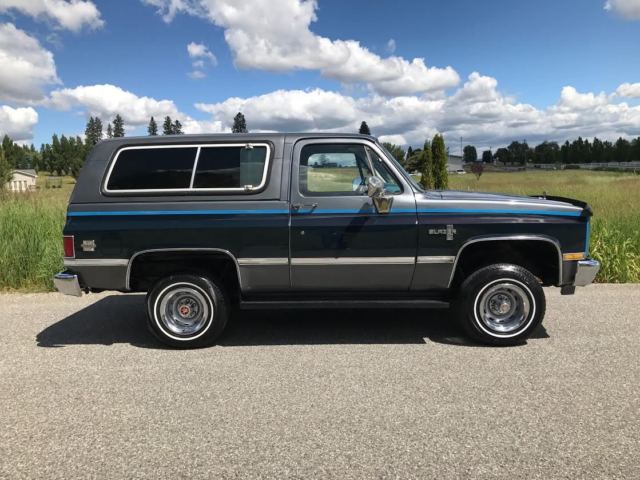 1987 Chevy K5 Blazer 4x4 Silverado Loaded Low Miles Only 95,873 Very Clean V10 1987 Chevrolet Blazer K5 BLAZER SILVERADO