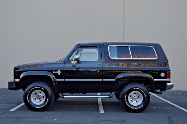 1987 CHEVY K5 BLAZER BLACK SILVERADO 5.7L V8 4X4 AUTOMATIC ONLY 64,441 MILES!!!! 1987 Chevrolet Blazer