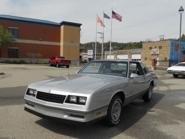 1987 Chevy Monte Carlo SS Aero Coupe SS 1987 Chevrolet Monte Carlo Aero SS