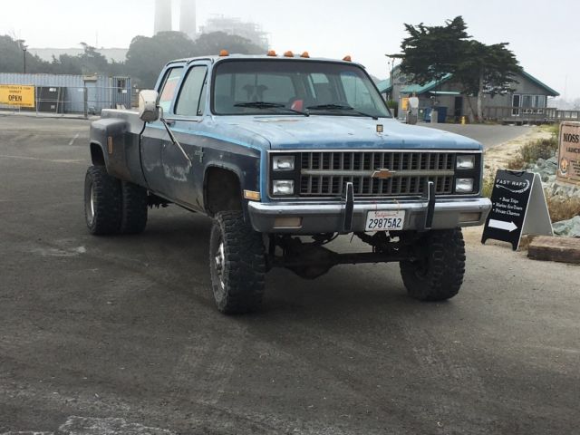1987 Chevy V/30 Crew Cab Dually 1 Ton 4x4 1987 Chevrolet Silverado 3500 Silverado
