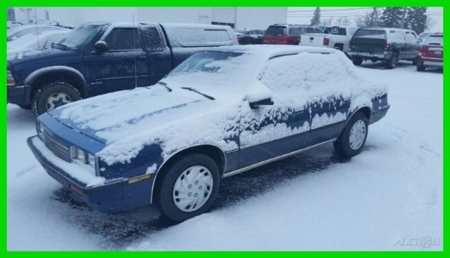 1987 CS Used 2L I4 8V Automatic FWD Sedan 1987 Chevrolet Cavalier CS
