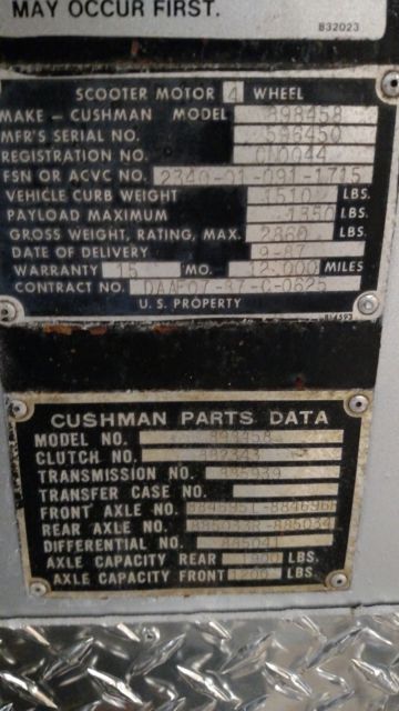 1987 Other Makes Cushman Vanster #898458 - photo 13