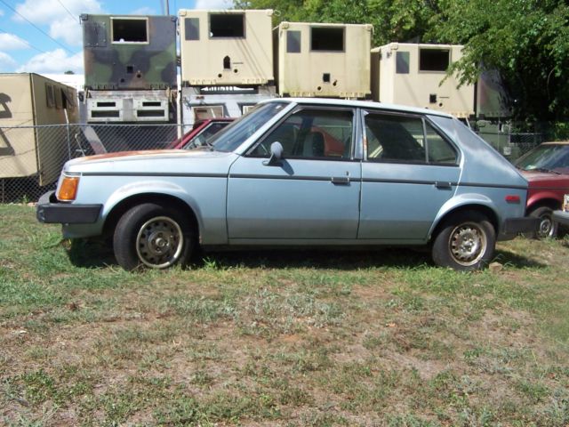 1987 Dodge Omni America Hatchback 4-Door 2.2L 1987 Dodge Other America Hatchback 4-Door