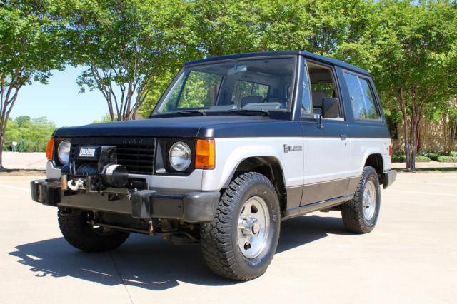 1987 DODGE RAIDER / MITSUBISHI MONTERO RARE 2 DOOR RUNS EXCELLENT NO RESERVE 1987 Mitsubishi Raider SPORT