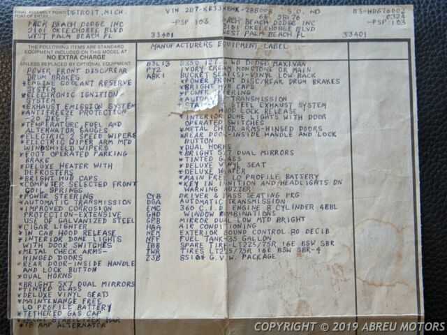 1987 Dodge Ram Van B350 - photo 3