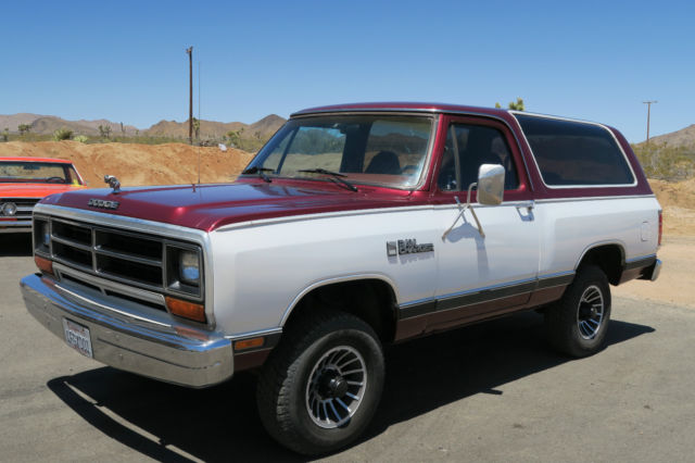 1987 Dodge Ramcharger 1987 DODGE RAMCHARGER 150LE 4X4 5.9L V8 AC - photo 2