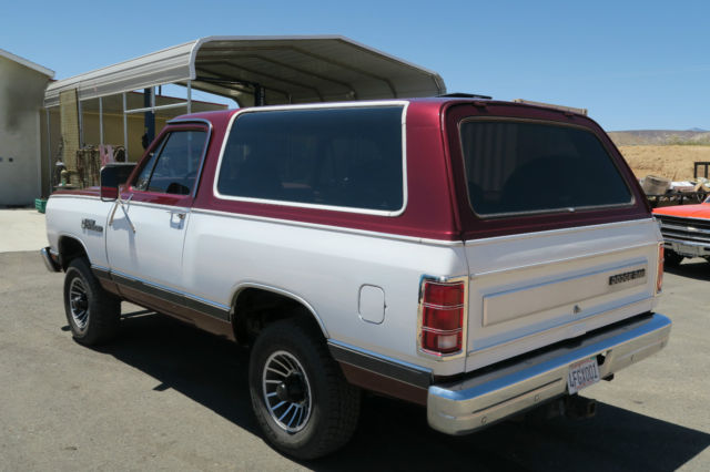 1987 Dodge Ramcharger 1987 DODGE RAMCHARGER 150LE 4X4 5.9L V8 AC - photo 4