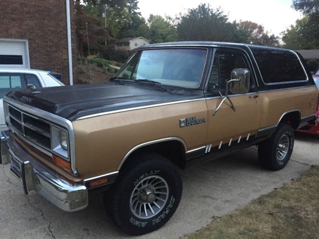 1987 Dodge Ramcharger 4X4 MOPAR 1987 Dodge Ramcharger
